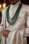 IVORY EMBROIDERED SHERWANI SET