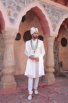 PRISTINE WHITE EMBROIDERED SET