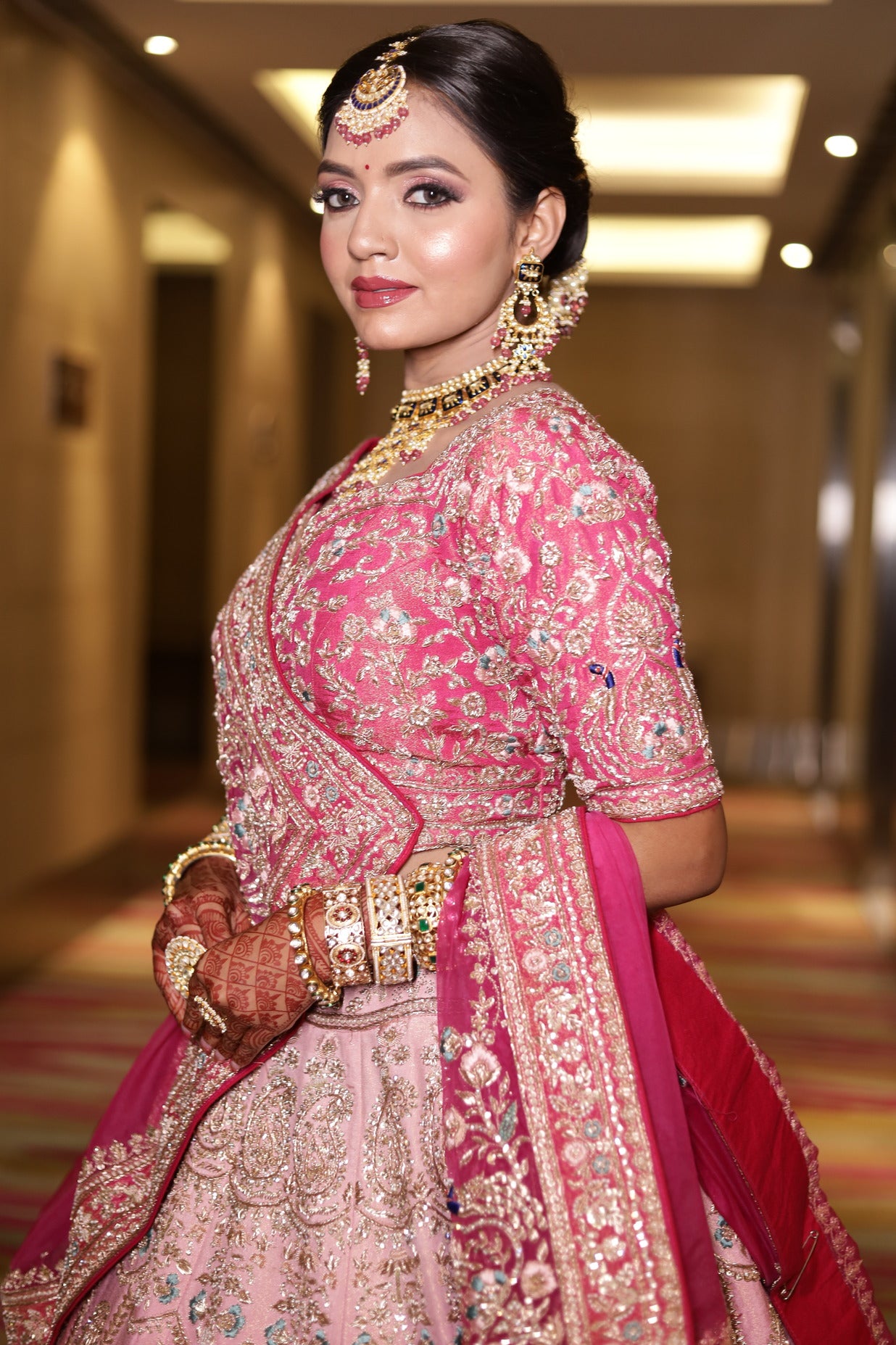 OMBRÉ RAW SILK LEHENGA