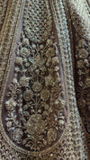 Lavender Lehenga in Premium Net with Cut Beads