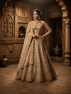 Copper Gold Sequins Lehenga Set