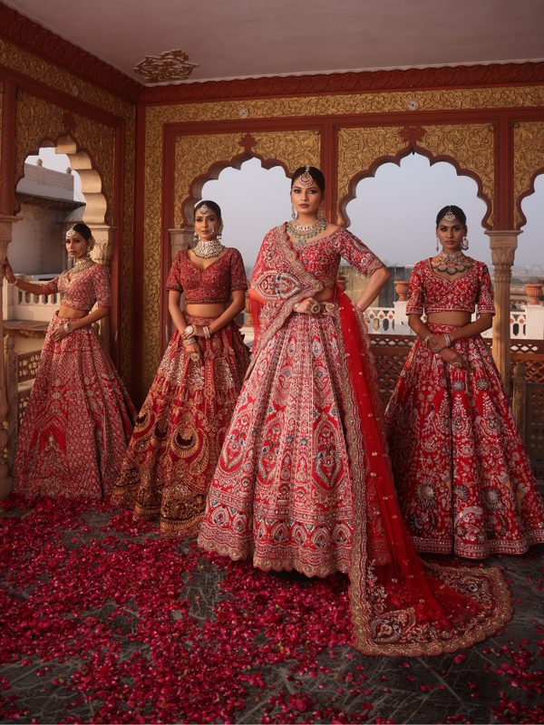 Bridal lehenga chandni chowk clearance