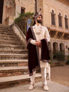 IVORY EMBROIDERED SHERWANI SET