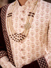 IVORY EMBROIDERED SHERWANI SET